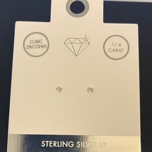 Sterling Silver Cubic Zirconia Earrings